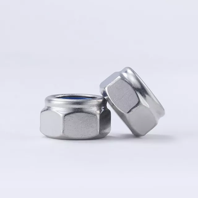 Nyloc Nuts M2 M3 M4 M5- M20 Type T DIN 985 Nylock Nylon A1/A2/A4 STAINLESS STEEL