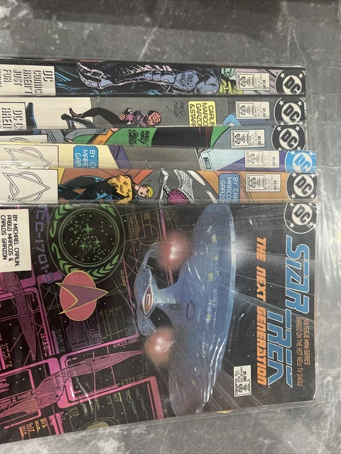 Star Trek The Next Generation #1-6 NM DC Comics 1 2 3 4 5 6 Complete Set 1988