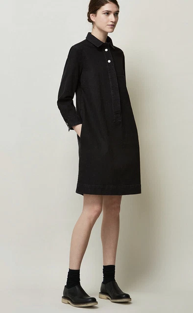 TOAST DENIM SHIRT Dress - Black - Size 8 / 10 65.00 - PicClick UK