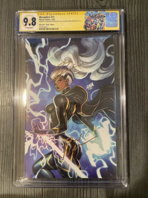 Marauders #13 David Nakayama Variant cover CGC SS 9.8 Signed Hickman & Nakayama