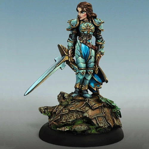 Reaper Miniatures Dark Heaven Bones: Finari Female Paladin Figure 77077 - D&D, RPG, Wargame Mini