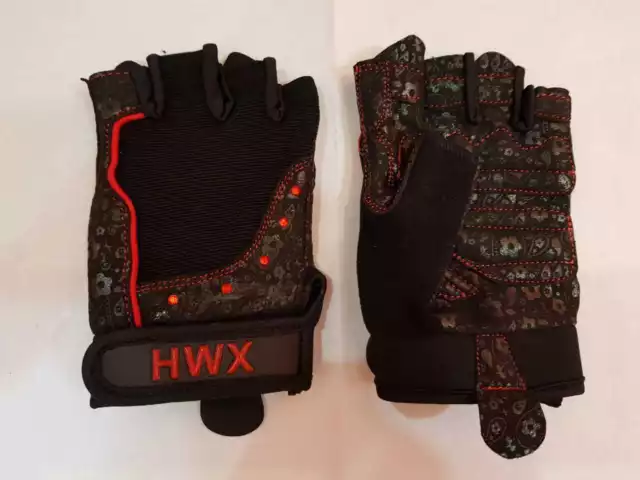 HWX Ladies Gel Gloves Fitness Gym Wear Weight Lifting Workout Training Cycling