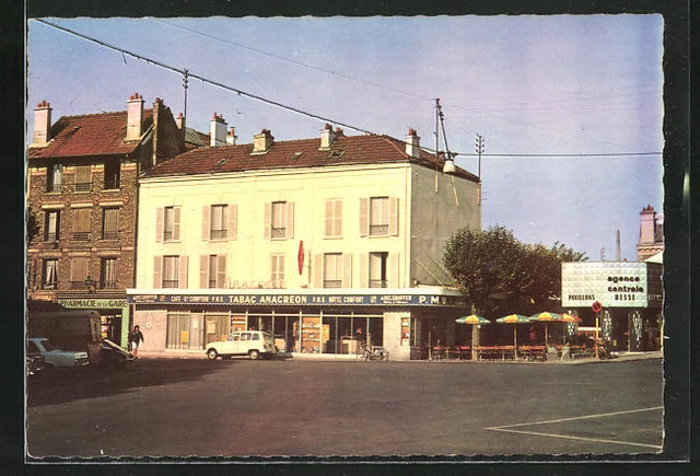 CPA Brunoy, La Place de la Gare