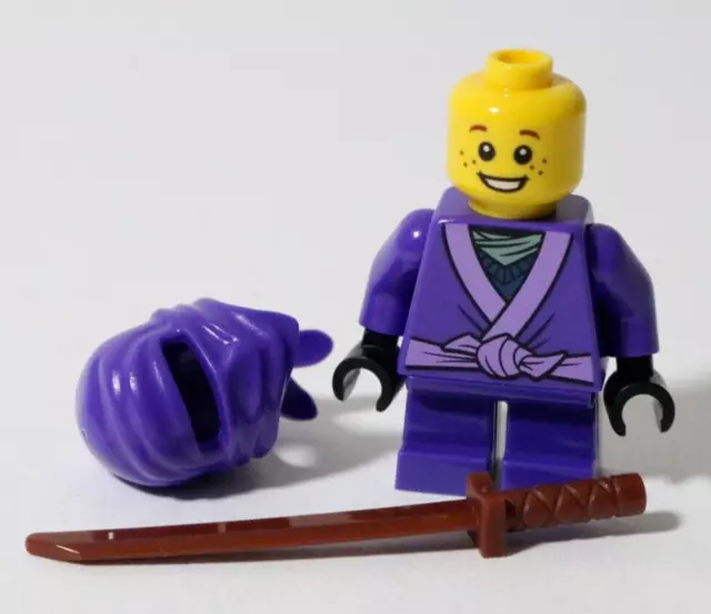 LEGO NINJAGO LIL Nelson Minifigure Purple Ninja Day Of The