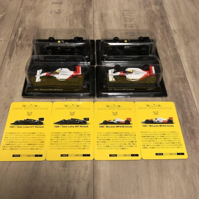 Kyosho 1/64 Ayrton Senna Set Of Mini Car