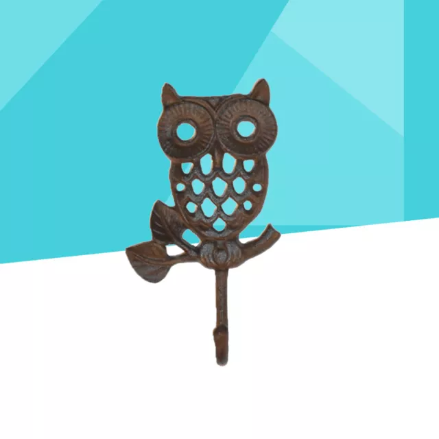 Coat Hook Cast Iron Towel Holders Owl Shape Wall Hanging Hooks Clothes