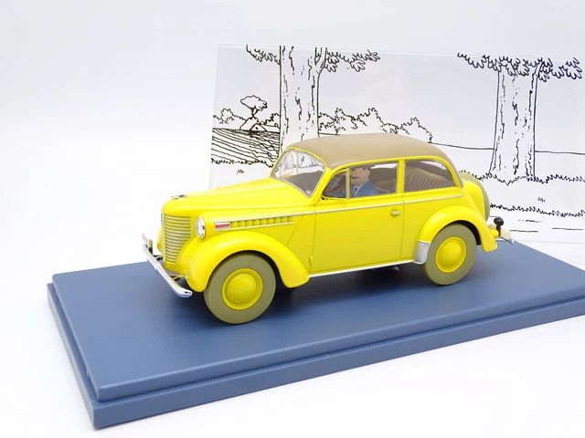 Hachette - Les Voitures De Tintin N°1/24 : L'Olympia Des Espions (Opel Olympia OL38) - Jaune/Beige