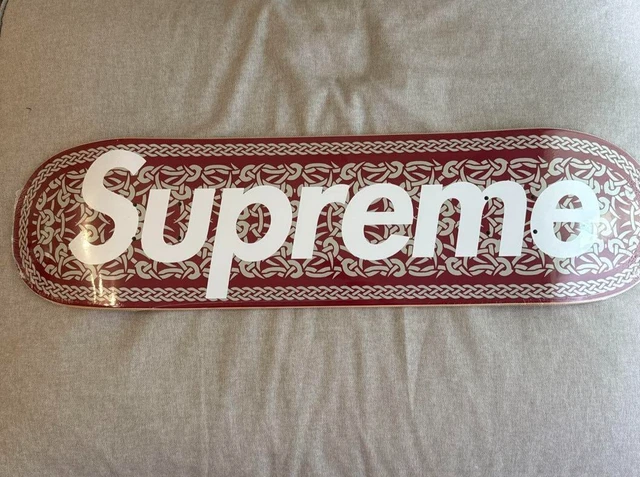 SUPREME CELTIC KNOT Skateboard Deck - Red - FW21 - Brand New