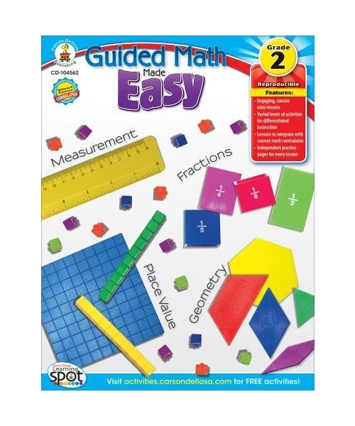 GUIDED MATH MADE Easy, Grade 2, Krista Fanning EUR 19,40 - PicClick FR