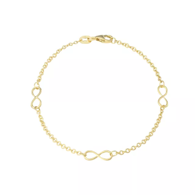 Amor Armband  Damen Armschmuck, 18 cm, Gold, Infinity, Kommt in Schmuck Geschenk