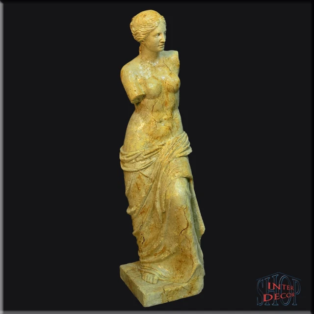 STATUE FIGUR VENUS Büste Antike Griechische Gartenfigur Marmor Optik