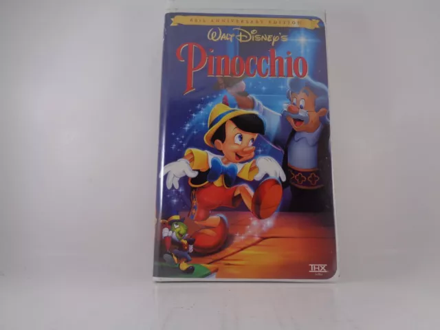 Pinocchio (VHS, 1999, Clam Shell Gold Collection) 60th Anniversary Edition