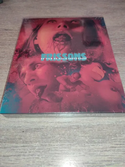 COFFRET COLLECTOR NEUF SOUS BLISTER BLU RAY + DVD FRISSONS de CRONENBERG Poster