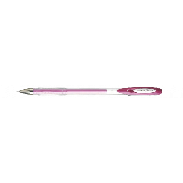 Stylo encre gel rose pointe moyenne 0,7mm UniBall Signo