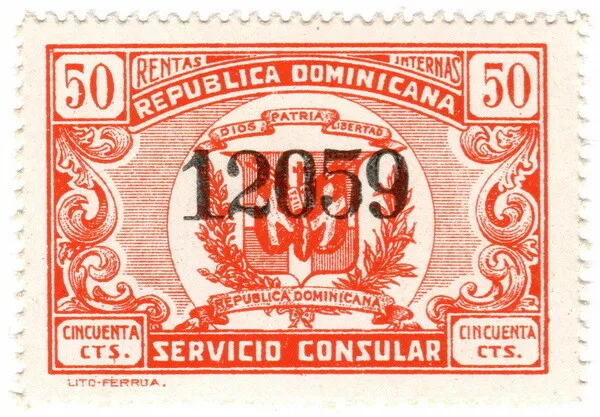 (I.B) Ingresos de República Dominicana: Servicio Consular 50c