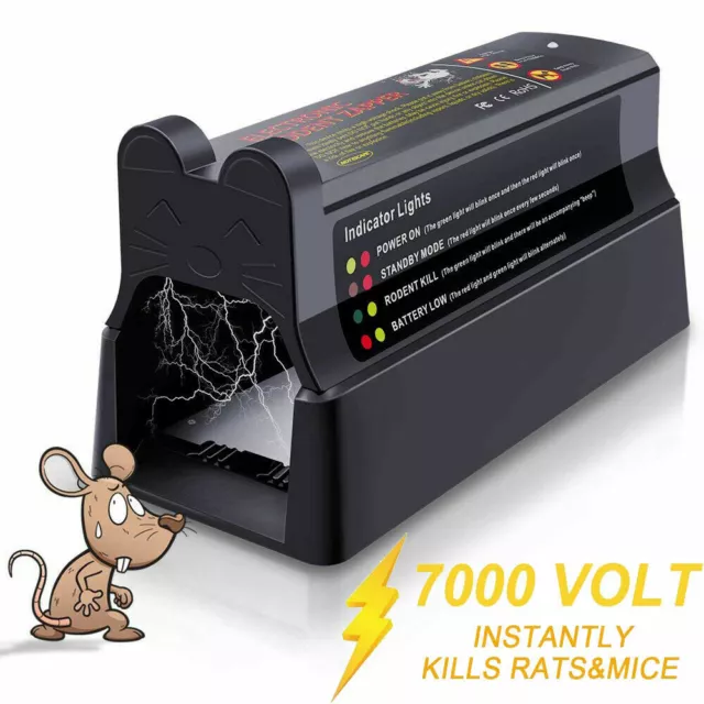 Victor Electronic Mouse Trap -No Touch/No See Disposal- Kills up to 100 Mice!