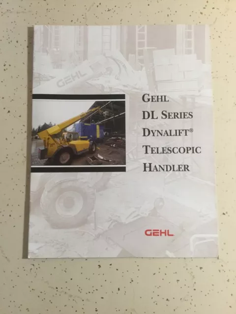 GEHL DL SERIES DYNALIFT TELESCOPIC HANDLER 18 PAGES 2000 Sales Brochure