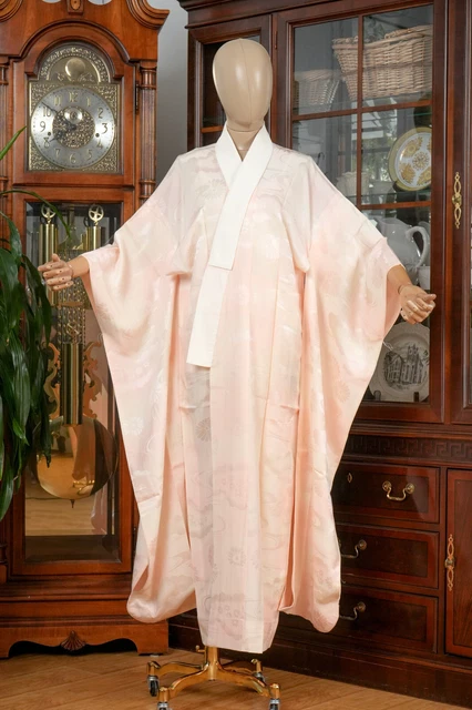 Dear Vanilla Japanese Juban Undergown Women's Kimono Genuine Vintage Mint