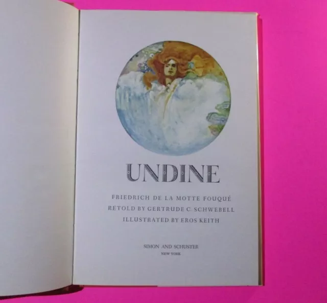 UNDINE BY FRIEDRICH de la Motte Fouqué, 1957 1st Edition 1st Print ...