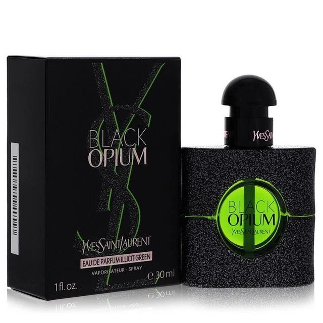 Black Opium Illicit Green by Yves Saint Laurent Eau De Parfum Spray 1 oz For Wo