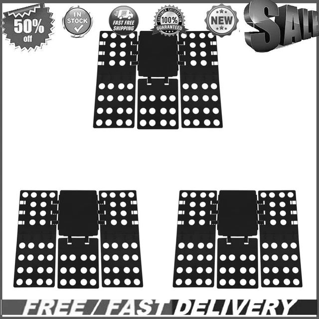 Supporto tessuto in plastica organizer scheda indumento pieghevole strumenti di stoccaggio (nero)