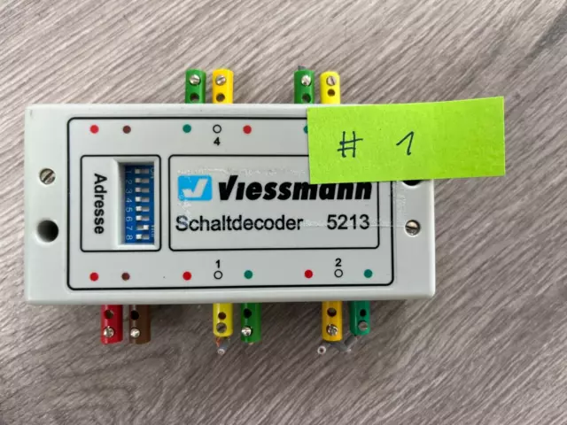 Viessmann Decoder 5213 (Schaltdecoder wie Märklin M84) aus Anlagenrückbau  #1