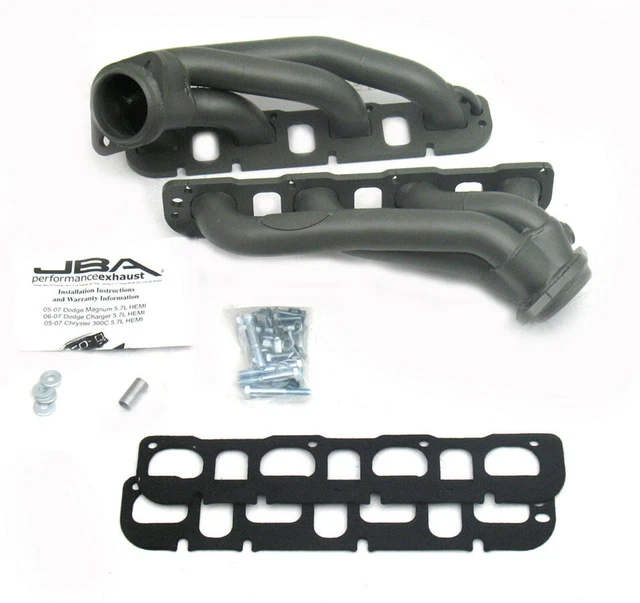 Jba 1964S-1Jt; Shorty Headers 1 3/4" Ti-Ceramic For 09-20 Dodge Challenger 5.7L
