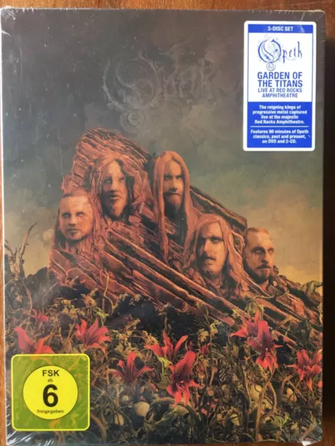 SEALED　Box　Live　Red　The　2xCD　Of　OPETH　At　DVD　AU　Rocks　Garden　Titans　PicClick　Amphitheatre　$29.99