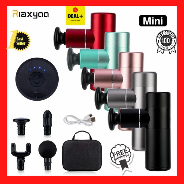 Poignée USB Masseur Électrique Mini Pistolet De Massage Thérapie Pistolet...