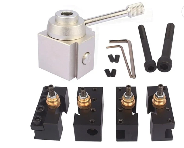 Mini Lathe Quick Change Tool Post &Tool Holder Kit Set For Table