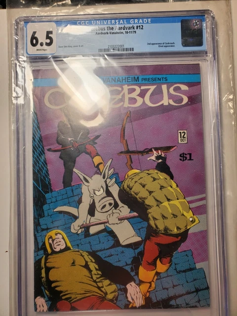 A/V, Cerebus the Aardvark #12, Sim, CGC 6.5