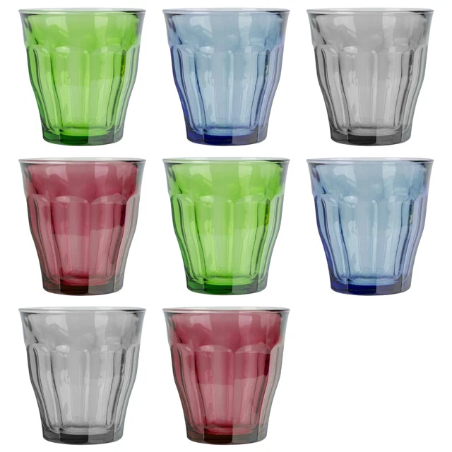 Duralex Gobelets Picardie Marine 25cl - Lot De 6 Verres Bleus Résistants