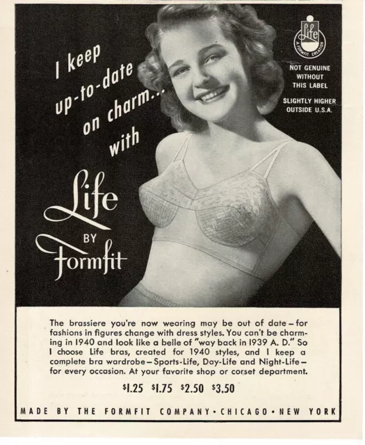 1946 FORMFIT BRA & GIRDLE Sexy Woman Retro Art - VINTAGE AD £9.66 -  PicClick UK