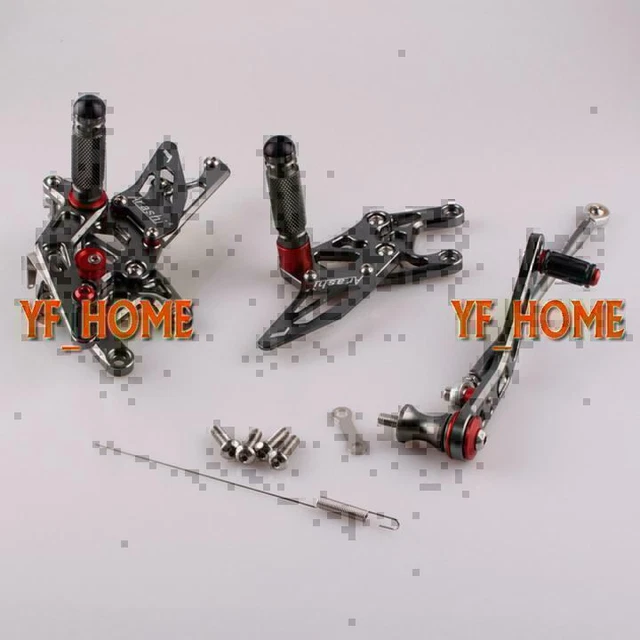 Set posteriore poggiapiedi poggiapiedi poggiapiedi pioli per Honda CBR 1000RR 2008 2009-2011