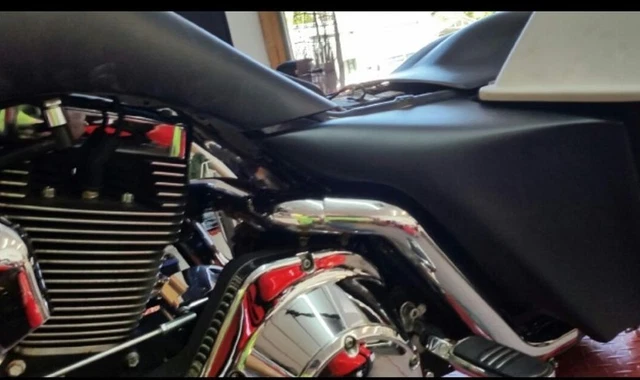 BRZOXIN Motorcycle Extended Side Covers, Stretched Panels