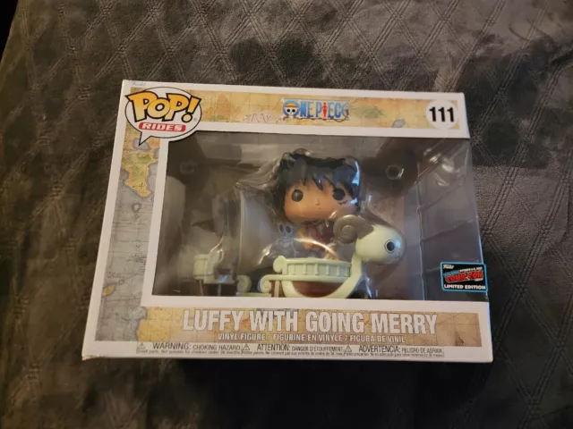 Funko Pop! Rides One Piece Luffy with Going Merry 2022 NYCC Exclusive  Figure #111Funko Pop! Rides One Piece Luffy with Going Merry 2022 NYCC  Exclusive Figure #111 - OFour