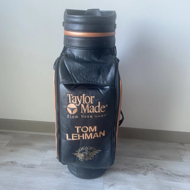 VTG TaylorMade Burner TI Bubble 2 Staff Tour Golf Bag Black Copper - Tom Lehman VTG TaylorMade Burner TI Bubble 2 Staff Tour Golf Bag Black Copper - Tom Lehman