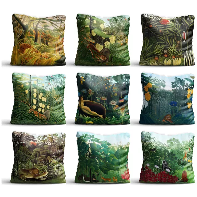 Painting By Henri Rousseau High Quality Silk Pillowcase Decor Cushion Cover