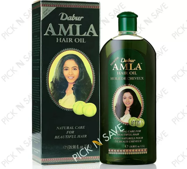 Dabur Amla Natural Indian Gooseberry Hair Oil for Natural Beautiful Hair 300ml