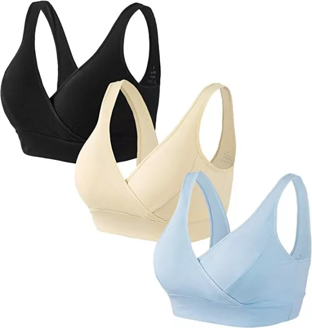 Maternity Seamless Nursing Bra Pregnancy Breastfeeding Gathered