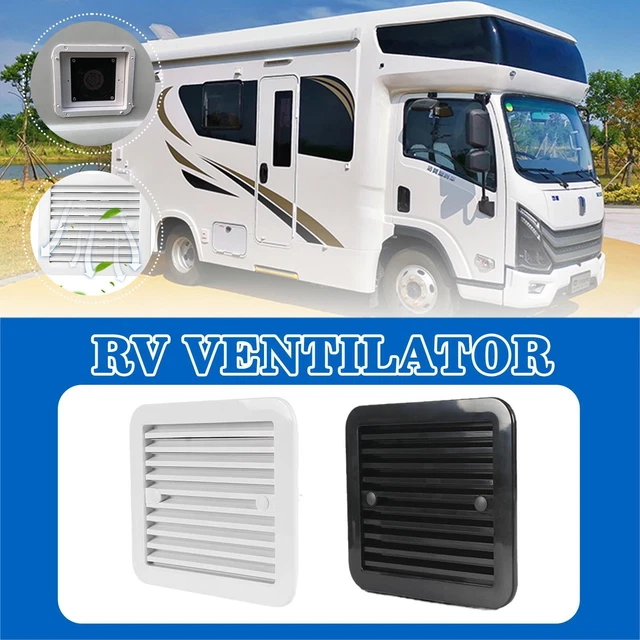 12V Fridge Vent with Fan For RV Trailer Caravan Side Air Wind Exhaust Q3P3