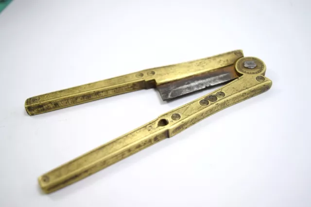 Unique Designed Indian Brass Betel Nut Cracker Decorative Multi Tool. i12-163 2