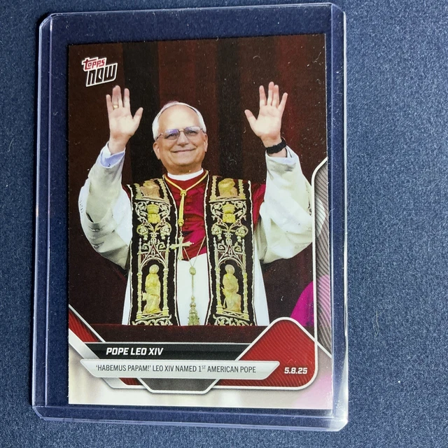 Pope Leo 2025 #POPE Topps Now