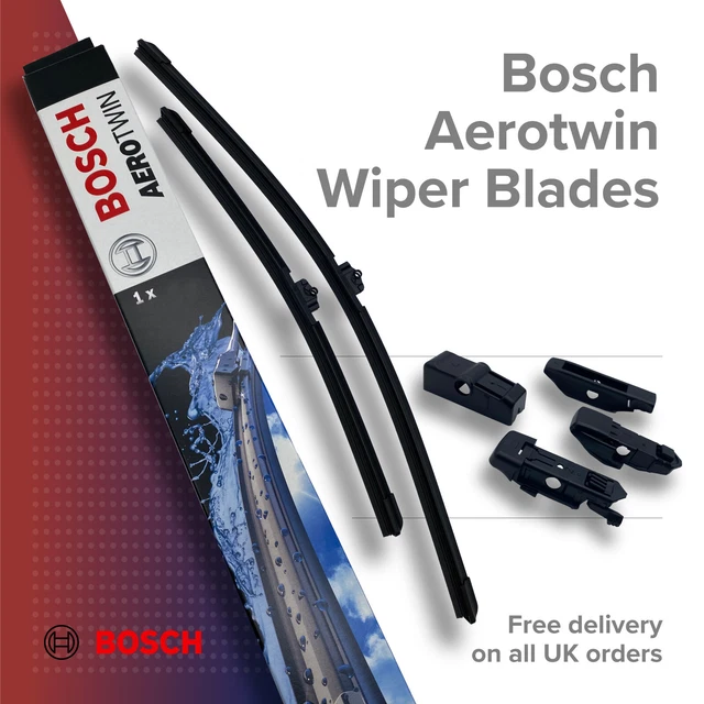 10x Wiper Rubber Refills - Fits Bosch Aerotwin 700mm, Black (Made In Germany)