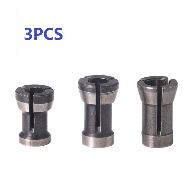 HEAVY DUTY 6MM/8MM Shank Router Bit Extension Collet Chuck for Trimming