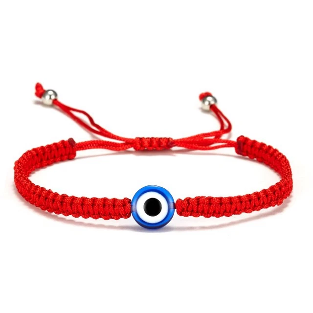 Good Lucky Red Bracelet Rope Evil Eye Bangle Women Men Adjustable Handmade Gifts