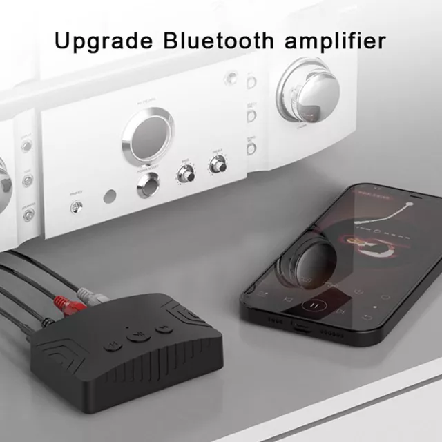 Bluetooth 5.3 Audioempfänger 3,5 mm Aux RCA U-Disk Music Wireless Audio-Adap F1