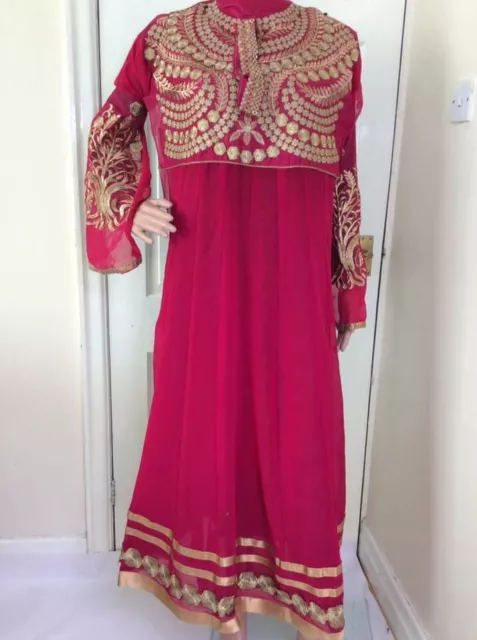 Asian/indian/pakistani formal wear semi stitched 3 piece suit