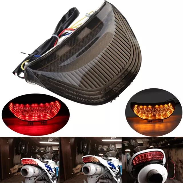 LED Tail Light Integrated Turn Signals For Honda CBR 600RR 1000RR 2003-2007 US