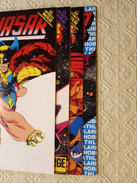 Quasar 37 38 39 40 lot 1st Caregiver Infinity War crossover 1992 Marvel MCU 8